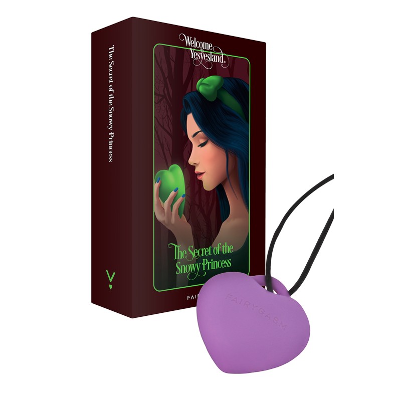 Stimulateur pendentif PleasureStone violet - FairyGasm